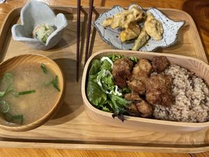 karaage meal  at Ramuna in Nara