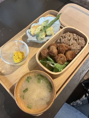 Karaage bento  at Ramuna in Nara