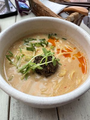 Dan Dan noodles - nice and cosy on a cold day  at Ramuna in Nara