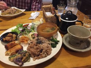 The lunch set menu at Ramuna in Nara