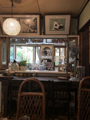 The interior at Ramuna in Nara
