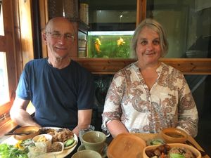 Set Japanese dinner, and bento meal. at Ramuna in Nara