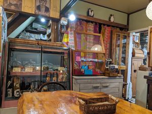 Inside at Ramuna in Nara