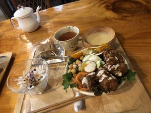 Buddha bowl set  at Ramuna in Nara