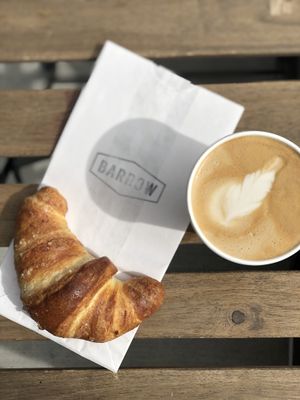  Vegan croissants 🥐  at Barrow Coffee Roasters in Calgary