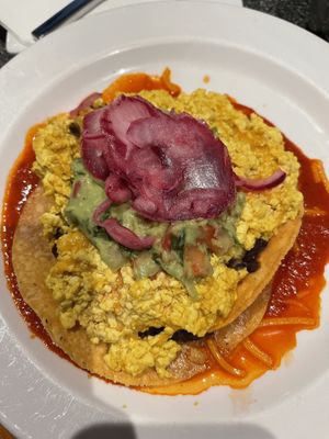 Vegan mexican dish at Irregardless Cafe in Raleigh