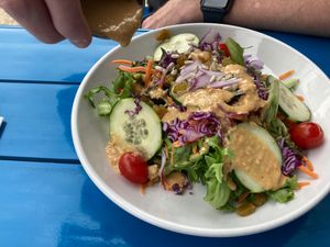 House garden salad at Irregardless Cafe in Raleigh