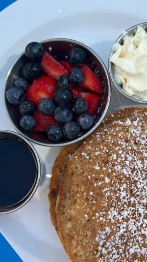 Pancakes  at Irregardless Cafe in Raleigh