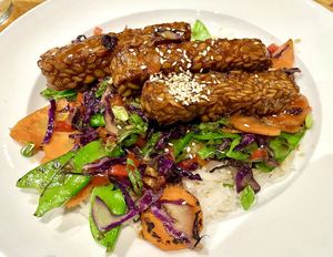 Teriyaki Tempeh   at Irregardless Cafe in Raleigh