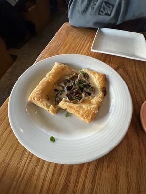 mushroom galette  at Irregardless Cafe in Raleigh