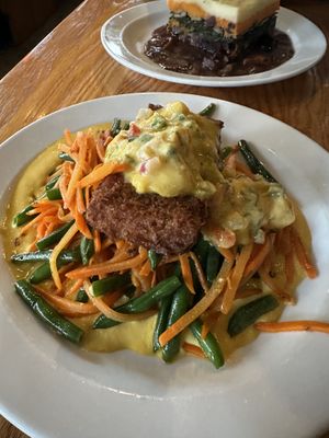 coconut tofu  at Irregardless Cafe in Raleigh