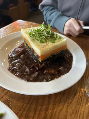 shepherds pie  at Irregardless Cafe in Raleigh