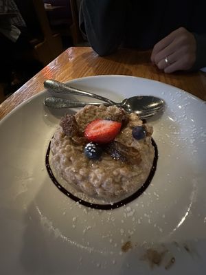 chai rice pudding  at Irregardless Cafe in Raleigh