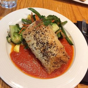 VEGETABLE STRUDEL (VEGAN) at Irregardless Cafe in Raleigh