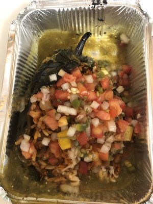 Stuffed pepper  at Irregardless Cafe in Raleigh