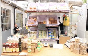 organic foods at Bazar Olkuska in Warsaw