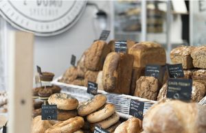 fresh breads at Bazar Olkuska in Warsaw