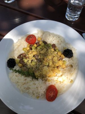 Vegan Curry at Goldenes Lamm in Dinkelsbuehl