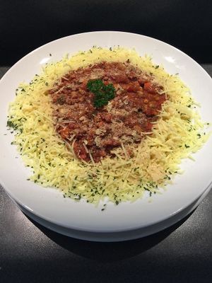 Delicious complete plantbased spaghetti!
Get one! Waw! at La Brasserie in Zedelgem