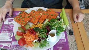 Vegan Toast Cannibal... very nice! at La Brasserie in Zedelgem