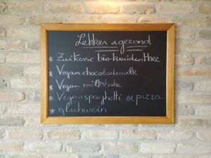 Vegan suggesties at La Brasserie in Zedelgem