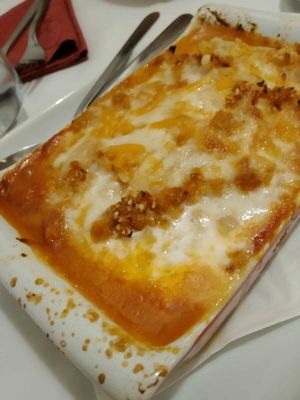 Lasaña boloñesa vegana at Ristorante Gourmet in Elche