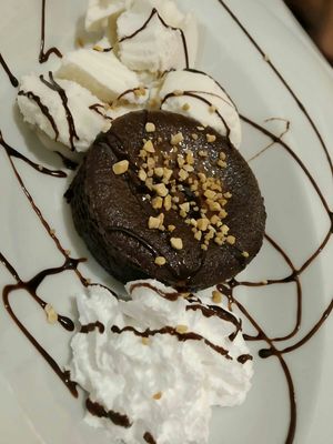 Coulant vegano at Ristorante Gourmet in Elche