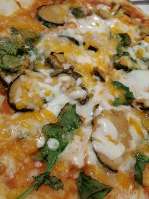 Pizza de salmón vegana at Ristorante Gourmet in Elche