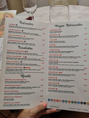 Vegan menu (photo 1 of 2) at Ristorante Gourmet in Elche