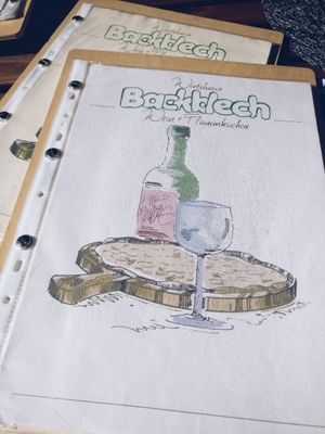 The menu at Backblech in Neustadt An Der Donau