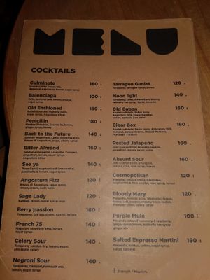 Bar drinks. Uses easy foam instead of egg where applicable at Dom in Kyiv