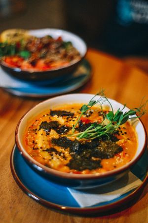 Thai soup at Dom in Kyiv