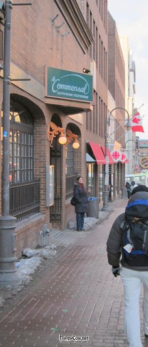 Front at Commensal in Quebec