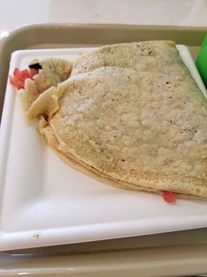 Vegan veggie crepe at Dulce Crepes in Fairfax