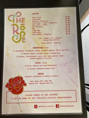   at The Rose in Adelaide