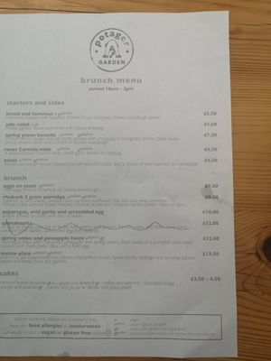 April 2023 at Potager Garden Café in Falmouth