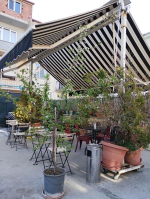 Nice outdoor seating at Keyif Sanat Kahvesi in Usak