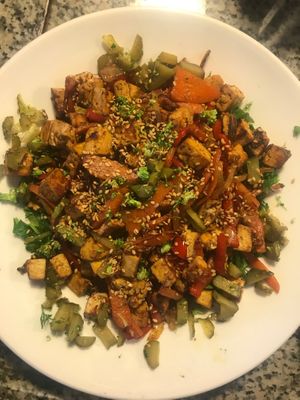 Tofu Salad at Keyif Sanat Kahvesi in Usak