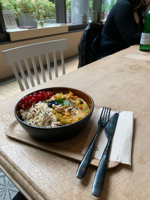 Curry  at Balance Deli in Frankfurt