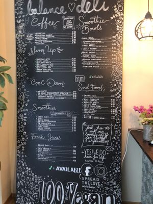 menu   at Balance Deli in Frankfurt
