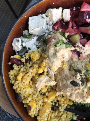 Bowl close up - very fresh and reasonable priced (8,50€)  at Balance Deli in Frankfurt