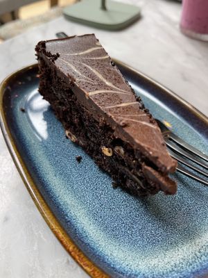 Chocolate cake  at Balance Deli in Frankfurt