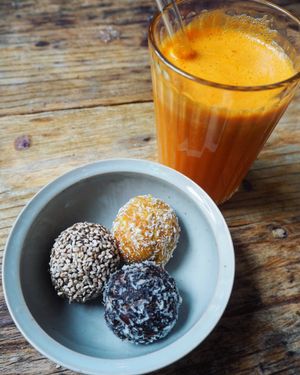 Energy Balls at Balance Deli in Frankfurt