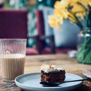 This carrot cake! 💕 at Balance Deli in Frankfurt