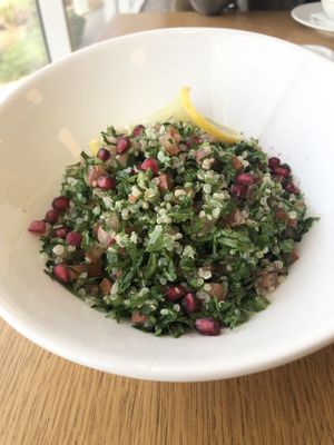 Quinoa tabbouleh  #Veganuary at Eat Well Restaurant in Dubai