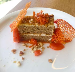 Carrot cake #Veganuary at Eat Well Restaurant in Dubai