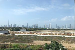 The view!  at Eat Well Restaurant in Dubai