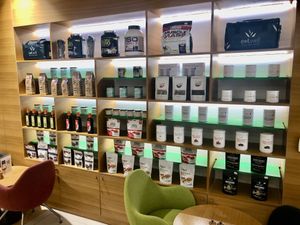 Health shop protein  at Eat Well Restaurant in Dubai