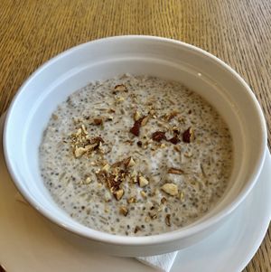 Coconut rice pudding  at Eat Well Restaurant in Dubai