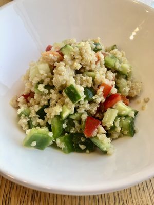 Quinoa salad  at Eat Well Restaurant in Dubai